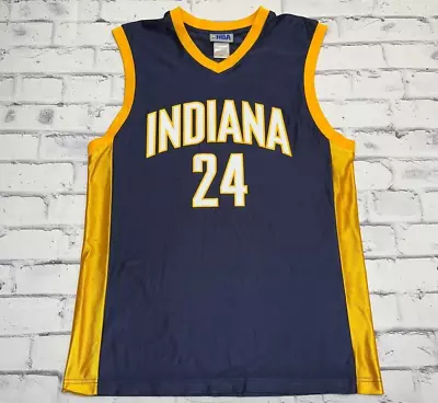 Paul George Jersey Men's Medium Blue Indiana Pacers NBA Basketball Sportswear • $42.29