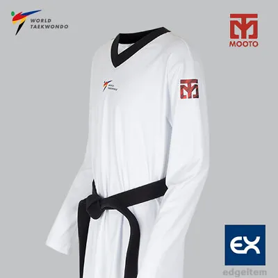 MOOTO EXTERA 7 (PRO) Kyorugi Uniform (S7) WT Taekwondo Olympic Fighter Dobok TKD • $234.90