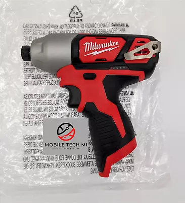 Milwaukee 2462-20 M12 12 Volt 1/4 Inch Hex Impact Driver (Tool Only) Brand New • $38.98