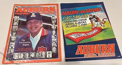 2 Auburn Football Illustrated Programs 1980’s • $16