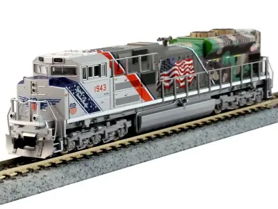 KATO 1761943 N SCALE  SD70ACe Union Pacific Spirit UP 1943 DC DC READY 176-1943 • $109.90