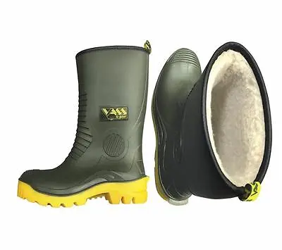 VASS Tex Fleece Lined Wellie Short Waterproof R Boot Welly - All Sizes • £54.99