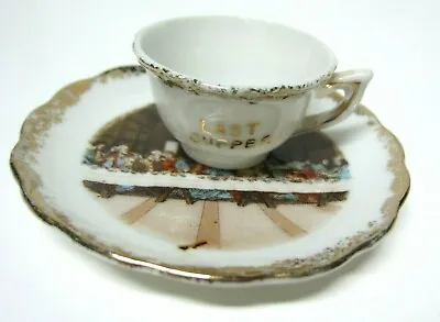 Vintage Miniature Tea Cup And Saucer Set Last Supper • $9.95