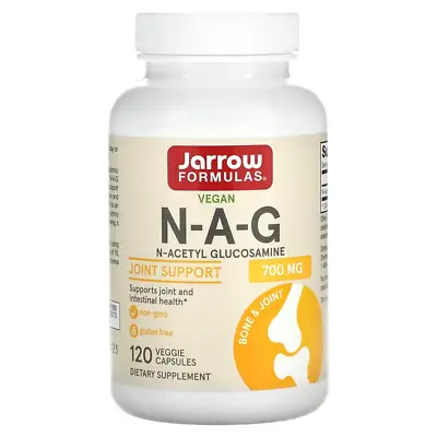 Jarrow Formulas N-A-G (N-Acetyl Glucosamine) 120 Veggie Capsules | Joint Support • £22.99