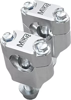 MIKA METALS Rubber Mounted Clamps 7/8  SILVER MK-SI-78 • $67.85