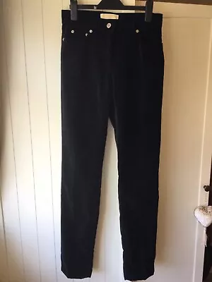 Ladies Michael  Kors Black Velvet Feel Jeans/Trousers Size 2 (10). VGC. • £6.99