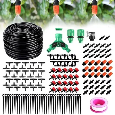 £4.73 • Buy 25M/40M Automatic Drip Irrigation System Kit Plant Self Watering Garden Hose Kit