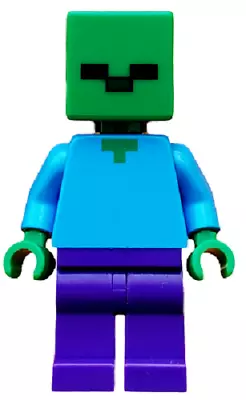 LEGO Minecraft Zombie Minifigure Min010 BRAND NEW FREE SHIPPING • $11