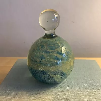 Vintage Mdina Glass Dump Sea And Sand Paperweight • £5