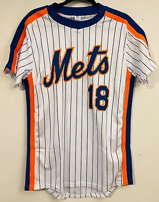 Darryl Strawberry #18 New York Mets Throwback  Replica SGA Jersey - Size M Mens • $54.99