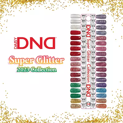 DND  Super Glitter  Matching Gel-Lacquer New Collection 2023 893-929(#14) • $13.99