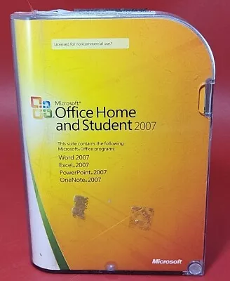 Microsoft Office 2007 Home Student W/ Product Key Word Excel PowerPoint OneNote • $23.02