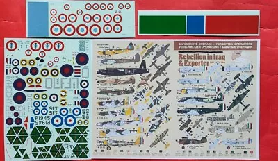 Decals  1/72: RAF-France-Iraq Syria 1941 • £9.99