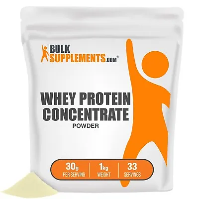 BulkSupplements Whey Protein Concentrate Powder 1kg - 30g Per Serving • $34.96