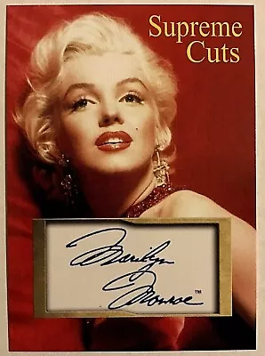 Marilyn Monroe Hollywood Supreme Cut 2021 Glossy ACEO Card Norma Jeane Mortenson • $5