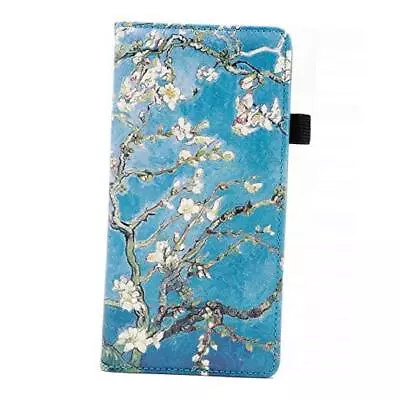 Checkbook Cover For Men & Women RFID Leather Check Book Holder Green Flower • $13.71