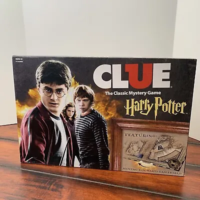 HARRY POTTER CLUE Game Moving Board HOGWARTS USAopoly 2016 COMPLETE • $17.99