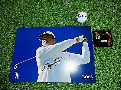 £350 • Buy Rare Seve Ballesteros Solid Silver Key Ring With Hand Signed Photo