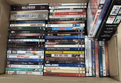 Lot Of 61 DVD Classic Hollywood Films Audrey Hepburn; Gregory Peck; Judy Garla.. • $79