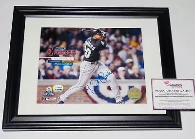 Miguel Cabrera Autographed 8x10 Color Photo (framed & Matted) - Fanatics Coa! • $149.99