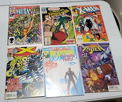 Mutants X-Men Amazing Spiderman Wolverine X-Factor Ghost Rider Comic Lot Of 6 • $9.88