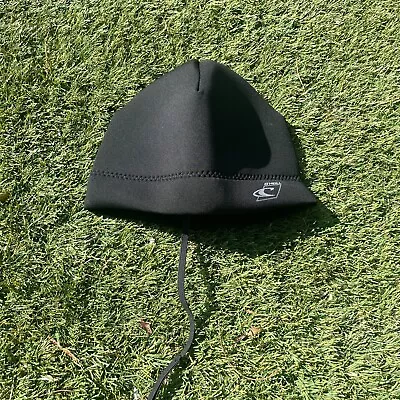 $15 • Buy O'Neil Beanie Men's Small Black Single Lined Neoprene Surf Swim Cap