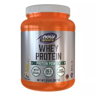 NOW FOODS Whey Protein Creamy Vanilla Powder - 2 Lbs. • $33.28