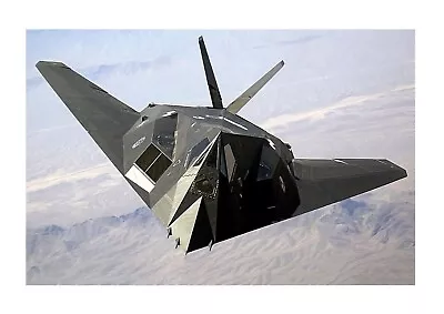 Lockheed F-117 Nighthawk A4 Reproduction Picture Poster Choice Of Frame • £8.24