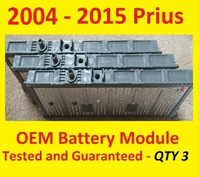 (3) 7.6v+ Toyota Prius Battery Cell Module 2004 - 2015 • $97.95