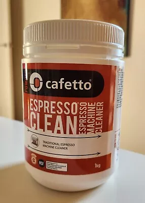 CAFETTO Espresso Clean Powder 1kg Coffee Machine Cleaner For Professional Use • $15