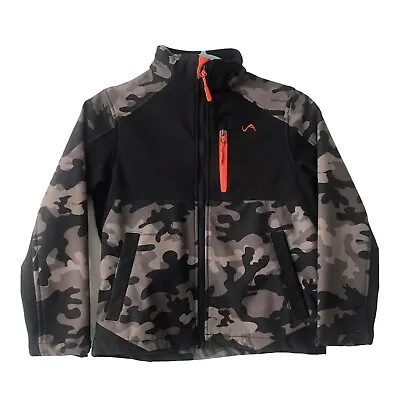 Camouflage Zip Up Long Sleeve Jacket Boys Sz Medium 8/10 • $21.99