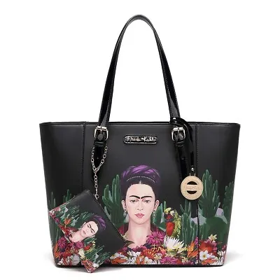 $85 • Buy Frida Kahlo Cactus Collection Licensed Tote Bag - Black