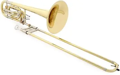 Bach 50B2 Stradivarius Professional Bass Trombone - Dual Rotor - Yellow Brass • $4799