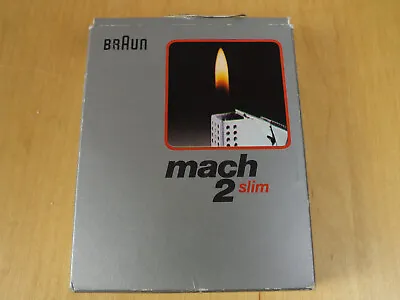 £8.50 • Buy Braun Mach 2 Slim Vintage Lighter EMPTY Original Outer Box Design Dieter Rams 70