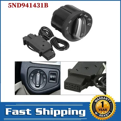 Auto Head Light Sensor Control Switch For VW Passat B6 Jetta Golf MK5 MK6 Tiguan • $23.55