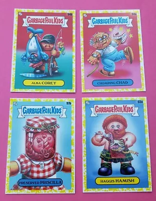 2021 Garbage Pail Kids LOT FOOD FIGHT YELLOW MUSTARD 64a 93a 94b 97b 💥  • $12.99