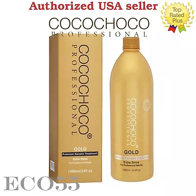 COCOCHOCO GOLD Brazilian Keratin Hair Straightening Treatment 34oz/1000ml • $110