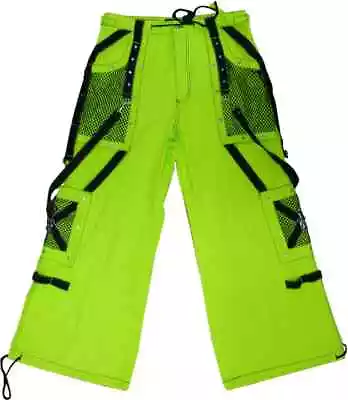 Tripp NYC - Toxic TekNology Bondage Pants Neon Green NEW • $117.98