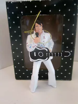 Elvis Presley Holding Guitar Christmas Ornament Kurt's Adler New In Box NIB • $8.95