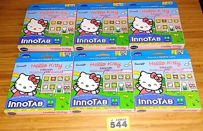 JOB LOT Bundle 6x Vtech InnoTAB 2 3 3S Games - Hello Kitty 4-6 Years - NEW BOXED • £7.95