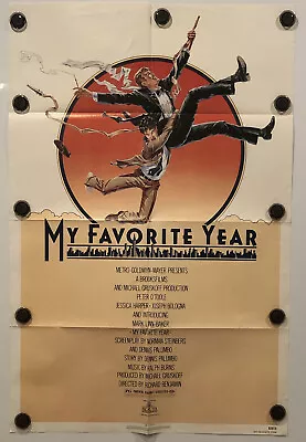 MY FAVORITE YEAR Original One Sheet SS/Folded Movie Poster - 1982 • $45