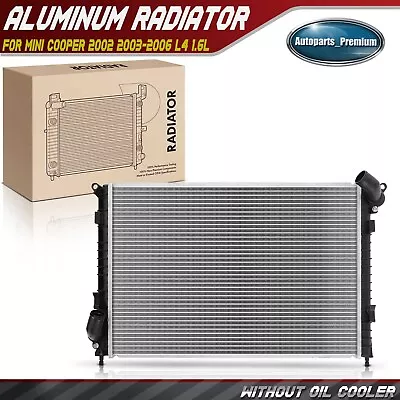New Radiator Without Oil Cooler For Mini Cooper 2002 2003-2006 L4 1.6L Crossflow • $76.99