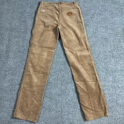 UFO Corduroy Pants 32 X 35 Beige Cotton Blend Vintage Made In Italy • $55.92