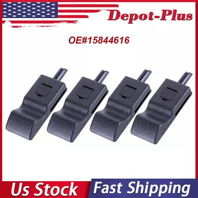 For Chevy/GMC Silverado/Sierra 07-13 4pcs Car Door Lock Knobs Front/Rear Ebony • $6.56