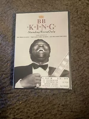 B.B. King: Standing Room Only (DVD 1990) Color 62 Minutes Brand New! • $8.50