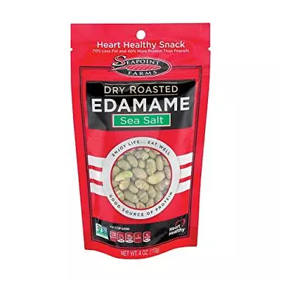 Seapoint Farms Edamame Dry Roasted Lightly Salted 4 Oz - Case Of 108 • $241.78