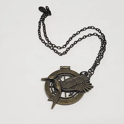 Hunger Games Catching Fire Mockingjay Secret Quote Necklace- Licensed (HGJW-55) • $10.68