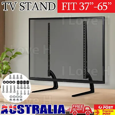 $18.95 • Buy Universal Table TV Stand Bracket Base VESA Pedestal Top Mount For 37-65  LOVE