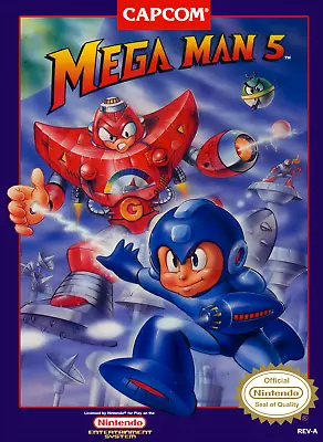 Mega Man 5 Poster High Quality 4x6 8x10 8.5x11 11x17 13x19 • $2.68