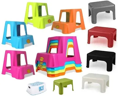 £7.95 • Buy Plastic Step Up Stool Children Kids Toilet Potty Training Disability Aid Ladders
